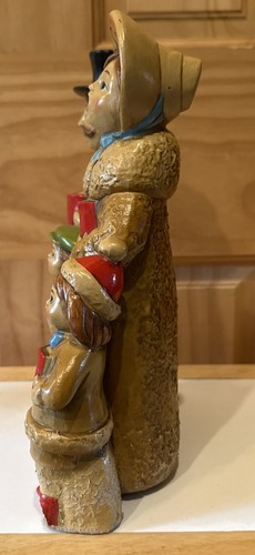 Vintage 50er Pappmaché Weihnachtslieder Dickinson Japan 10” hoch 7” breit Plz L@@K - Bild 11 von 13