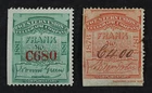 CKStamps: US Stamps Collection Scott#16T6 Gum Dist, 16T11 Mint H OG