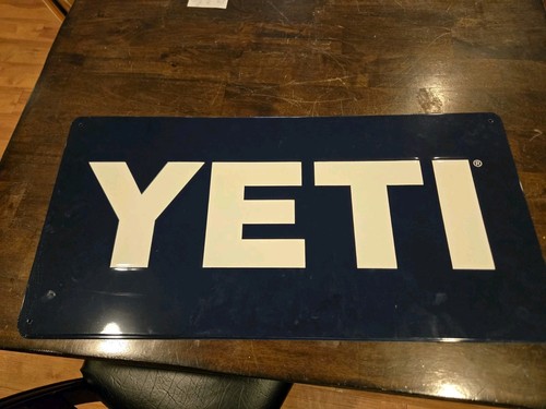 Yeti Coolers Metal Dealer Sign 30" x 15"