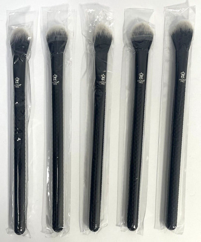 NEW (5X) Moda Pro BMX-265 Glow Makeup Brush Black - 5 pc Lot - Picture 1 of 6