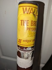 Vintage Edigol School Wall Map British Isles UK Double Sided Pull Down 1970s 80s