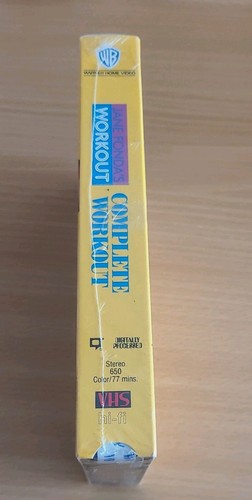 Jane Fondas VHS Complete Aerobic Workout Video 1989 New/Sealed - Picture 4 of 7