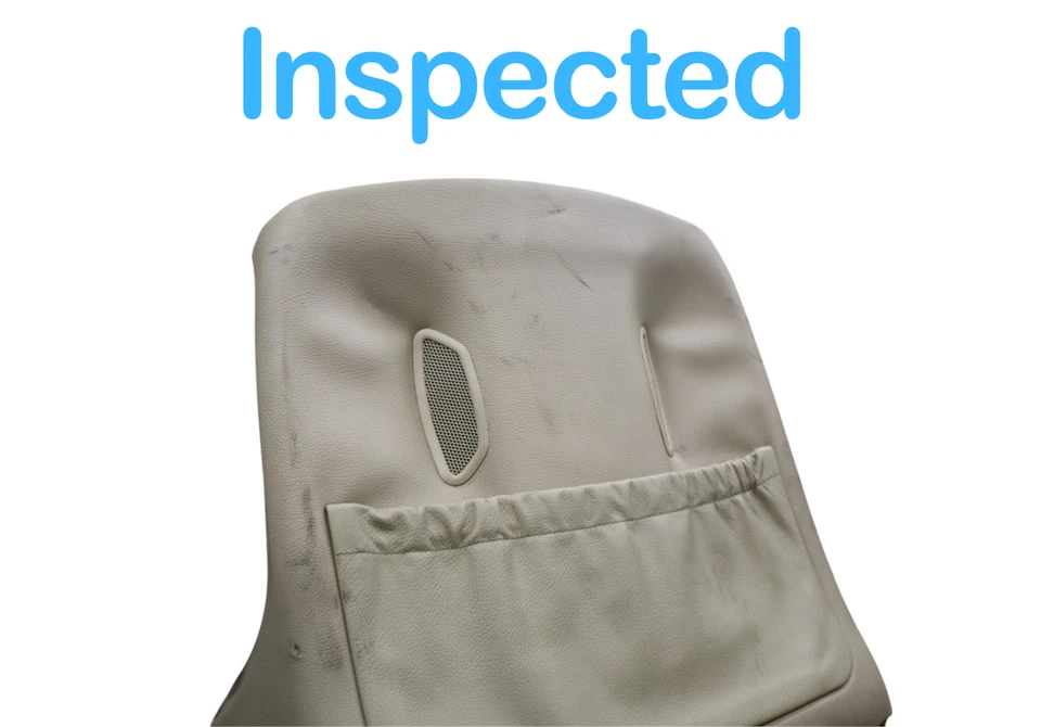 03-06 Cubierta del panel trasero del asiento delantero izquierdo mercedes w211 e320 e500 fabricante de equipos originales Foto 3 de 4