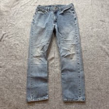 Wrangler 96501DS Jeans Mens 33x32 Regular Fit Light Wash Vintage Made In USA