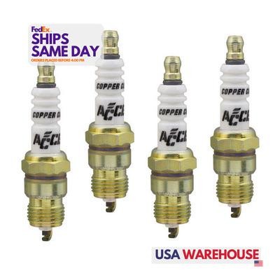 Accel ACL0276S-4 14 mm Thread Tapered Seat Spark Plug Pack of 4 Performance Part