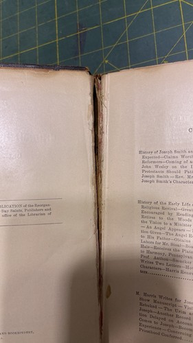 1902 CHURCH HISTORY LDS VOLUME 1 1805-1835 Mormon Joseph Smith - Picture 6 of 15