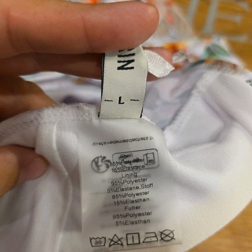NEU GRACE KARIN Damen Einteiler Badekleid V-Ausschnitt Bauchkontrolle Größe Large - Bild 10 von 10