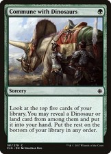 Commune with Dinosaurs 181 LP Normal Ixalan MTG EN