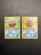 Pokémon TCG- Cloyster 32/62 & Shellder 54/62 - 1st Edition Fossil Non-Holo - NM