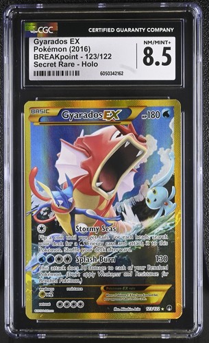 CGC 8.5 Gyarados EX 2016 BREAKpoint 123/122 Secret Rare Holo Pokemon Card psa