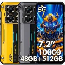5G OUKITEL WP60 Smartphone 7.2 Zoll 512GB 10000mAh/33W 108MP 120Hz Outdoor Handy