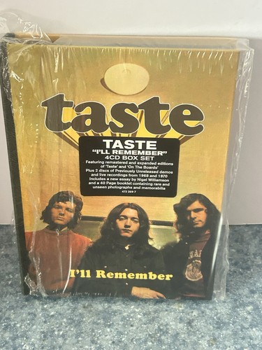 Taste: I'll Remember four CD box set Rory Gallagher New Opened - Picture 1 of 3