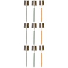 9 stücke Range Haubenbürsten Küchenreinigungsbürsten Haushaltsstahlbürsten