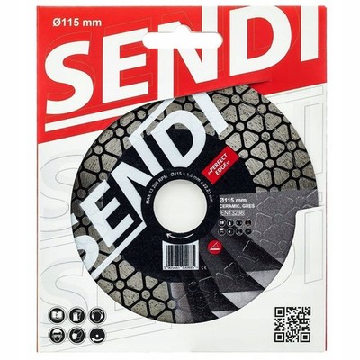Perfect Edge Diamond Cutting Disc 115mm 45 Degree Bevel Cuts for Tiles