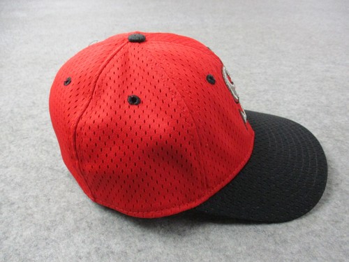 Seattle Mariners Hat Cap Fitted Mens 7 1/2 Red Black New Era MLB Baseball - Picture 5 of 11