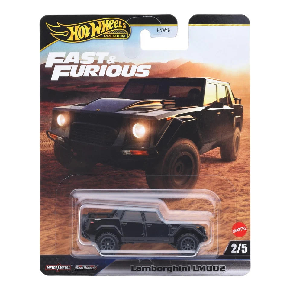 Hot Wheels Fast & Furious Lamborghini LM002 Macchina Mini Giocattolo - Immagine 4 di 4