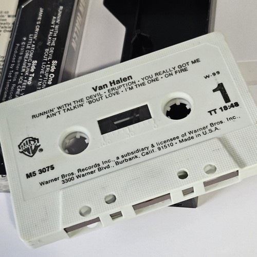 Van Halen Self Titled Cassette1978 WB M5-3075Hard Classic Rock - Imagen 3 de 4