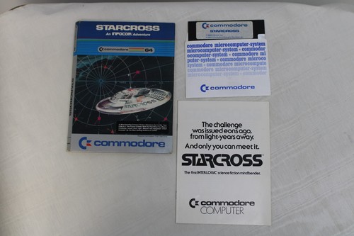Starcross 1983 Infocom Commodore 64 komplette Box Handbuch KOSTENLOSER VERSAND! - Bild 1 von 2