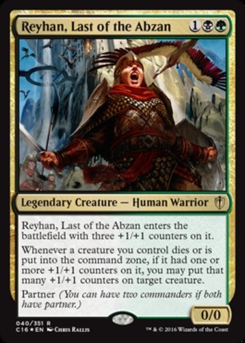 MTG Reyhan, Last of the Abzan - Foil, Light Play, English Commander 2016 - Picture 1 of 1