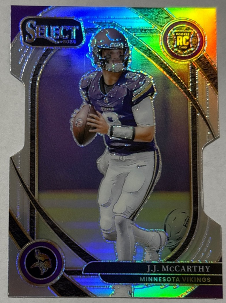 2024 Panini Select - Club Level J.J. McCarthy #246 Silver Prizm (RC)