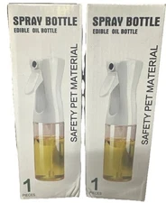 2 Pack 200ML Olive Oil Sprayer Bottle Mister for Cooking, Salad, BBQ,Grilling