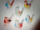 Gejoy Bird Water Whistles Ceramic Bird Call Set of Six  Water Whistles