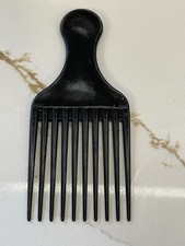 Vintage Goody Hair Pick Comb Lift Black Classic Retro 1990s USA 5" Plastic