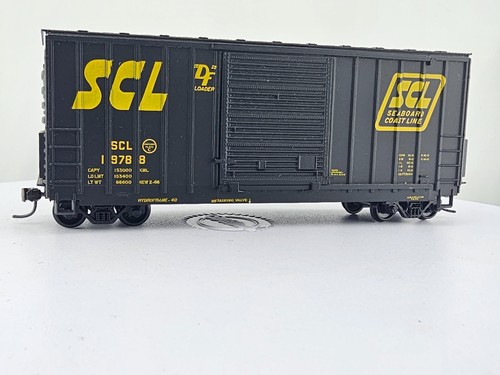 Scala HO Athearn 40' Hi-Cube Box Auto Seaboard Coast Line SCL 19788 Nero RTR