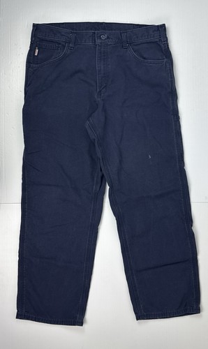 Carhartt FR Herren Blau Hose Flame Resistant Canvas FRB159 DNY Workwear Gr. 36x30 - Bild 9 von 19