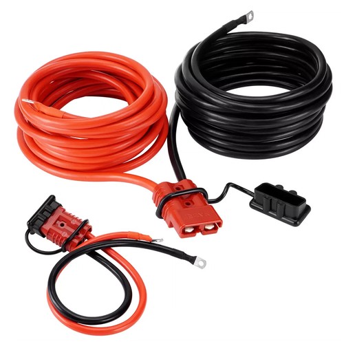 24 FT Quick Disconnect Winch Power Cable, 2 Gauge 2 AWG Wiring For Winch Trailer - Picture 8 of 21
