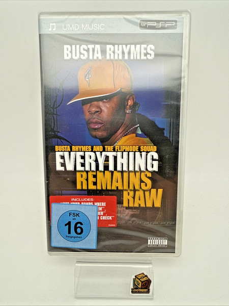 Busta Rhymes Everything Remains Raw FüR Playstation Psp / Umd (Sealed / Neu)-image