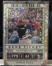 2020 PANINI CONTENDERS DRAFT PICKS - Chris Paul #38 Green Explosion HOF NBA