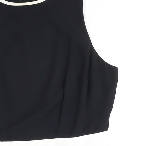 Coast Women's Black Knee Length Shift Dress Size 14 - 第 12/12 張圖片