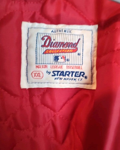 Vintage St Louis Cardinals Starter Jacket Satin Red MLB Baseball Men's Size 2XL - Picture 5 of 16