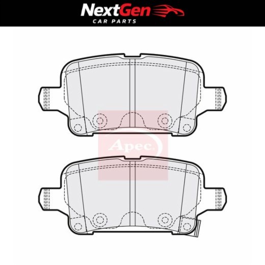 DriveTec Brake Pads for Vauxhall Astra ECOTEC - 1.4 - 16-19