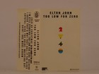 ELTON JOHN TOO LOW FOR ZERO (4) 9 Track Audio Cassette