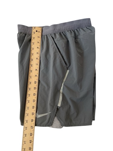 Pantalones Cortos Nike Para Hombre Gris Medio Flex Stride Dri Fit Correr Entrenamiento Entrenamiento Forrados - Imagen 6 de 7