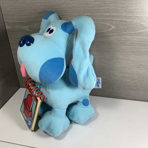 Vintage Eden 1998 Blues Clues Plüschtier Stofftier Hund mit Etikett handliches Dandy Notizbuch gebraucht - Bild 5 von 15