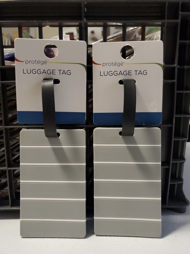 Luggage Tags Set Of 2 Silicone 4x2.5 - Picture 1 of 2