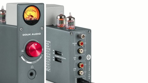 Douk Audio T4PLUS HiFi MM/MC 5654 Phono Preamplificatore Vacuum Tube Preamp - Video 1 di 1