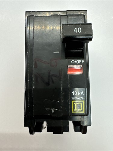 Square D QO240 40 AMP 2-polig QO ""Plug In"" Leistungsschalter 120/240 40A Q0240