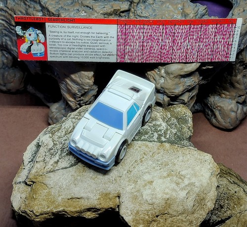 Transformers G1 Vintage 1987 Series 4 Throttlebotš„SEARCHLIGHTš„W/Tech Spec