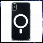 Cover Magsafe do Apple IPHONE X Futerał ochronny Puzzle Loop W Silikon Przezroczysty