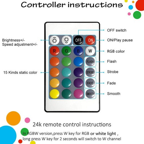 LED Streifen 5050 RGB Lichter Farbwechsel Band Schrank Küche Beleuchtung UK - Bild 11 von 13