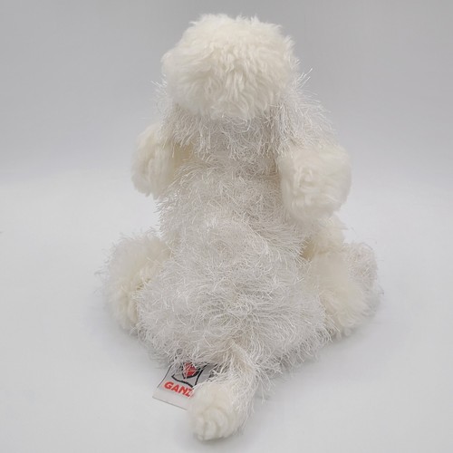 Ganz Webkinz Poodle Plush White Puppy Dog Stuffed Animal Toy 7" Beans No Code - Picture 3 of 8