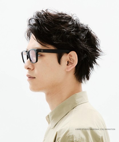 Dragon Ball x JINS Eyeglasses Glasses frames Son Goku model Black Japan New - Picture 18 of 18