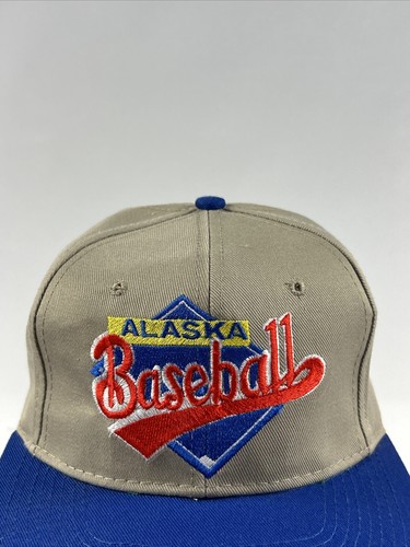 Vintage Alaska Hat Cap Snap Back baseball Embroidered ACE - Picture 3 of 12