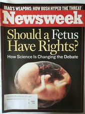 Should A Fetus Have Rights? NEWSWEEK Magazine June 9 2003 - F461