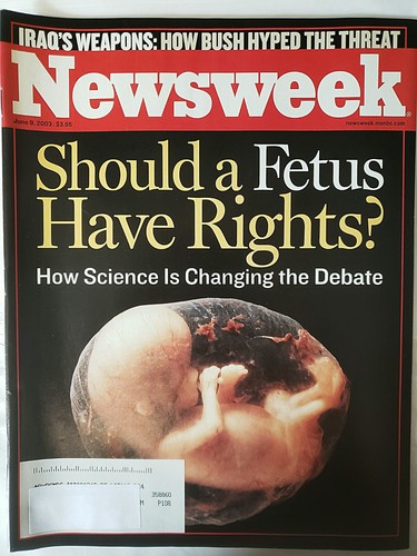 NEWSWEEK Magazine June 9 2003 Should A Fetus Have Rights? - F461