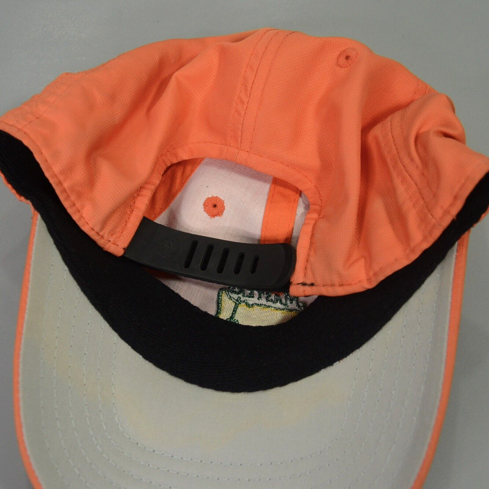 Masters Golf Hat Cap Adjustable Strap American Needle Orange Augusta